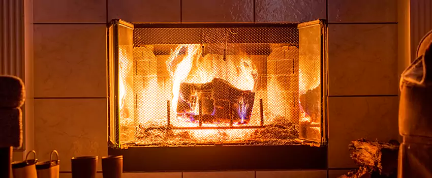 Mendota Hearth Landscape Fireplace Installation in Pico Rivera, California